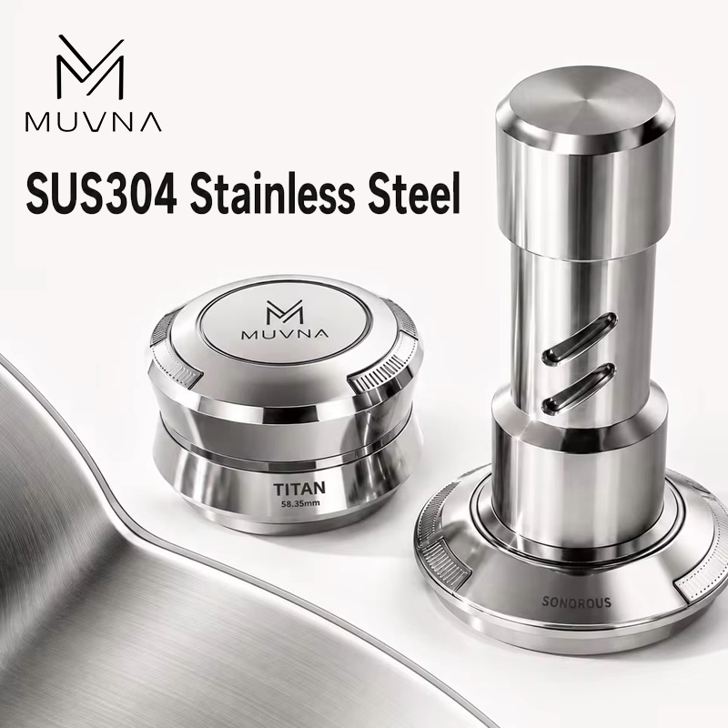 Coffee Shop Equipment - MUVNA Stainless Steel Coffee Tamper Coffee