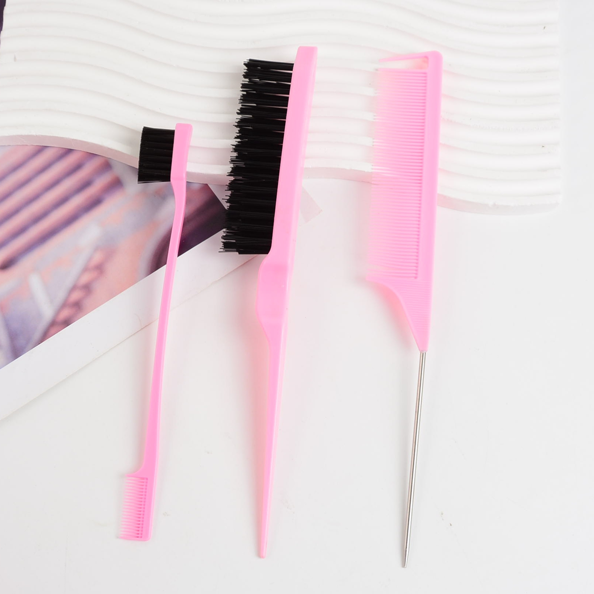 3/5Pcs Hairdressing Tools Poin - Group Head Brush ulasan dan harga