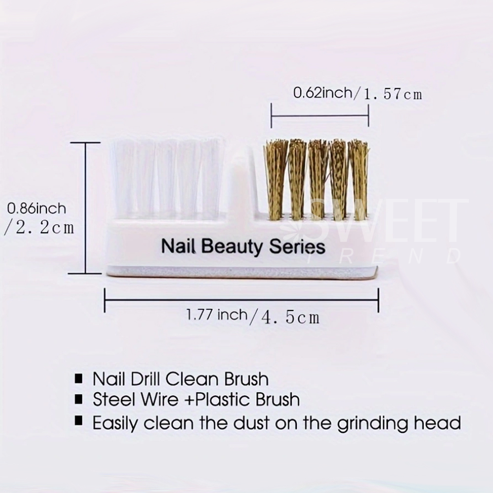 5pcs Electric Nail Grinding He - Group Head Brush ulasan dan harga