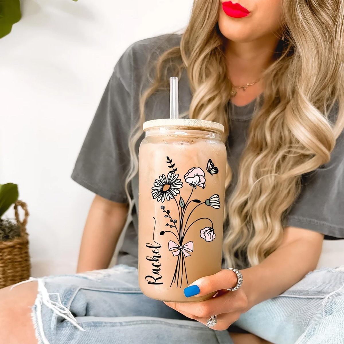 Customized Cute Cup Bottle Wit - Coffee Equipment Camping ulasan dan harga