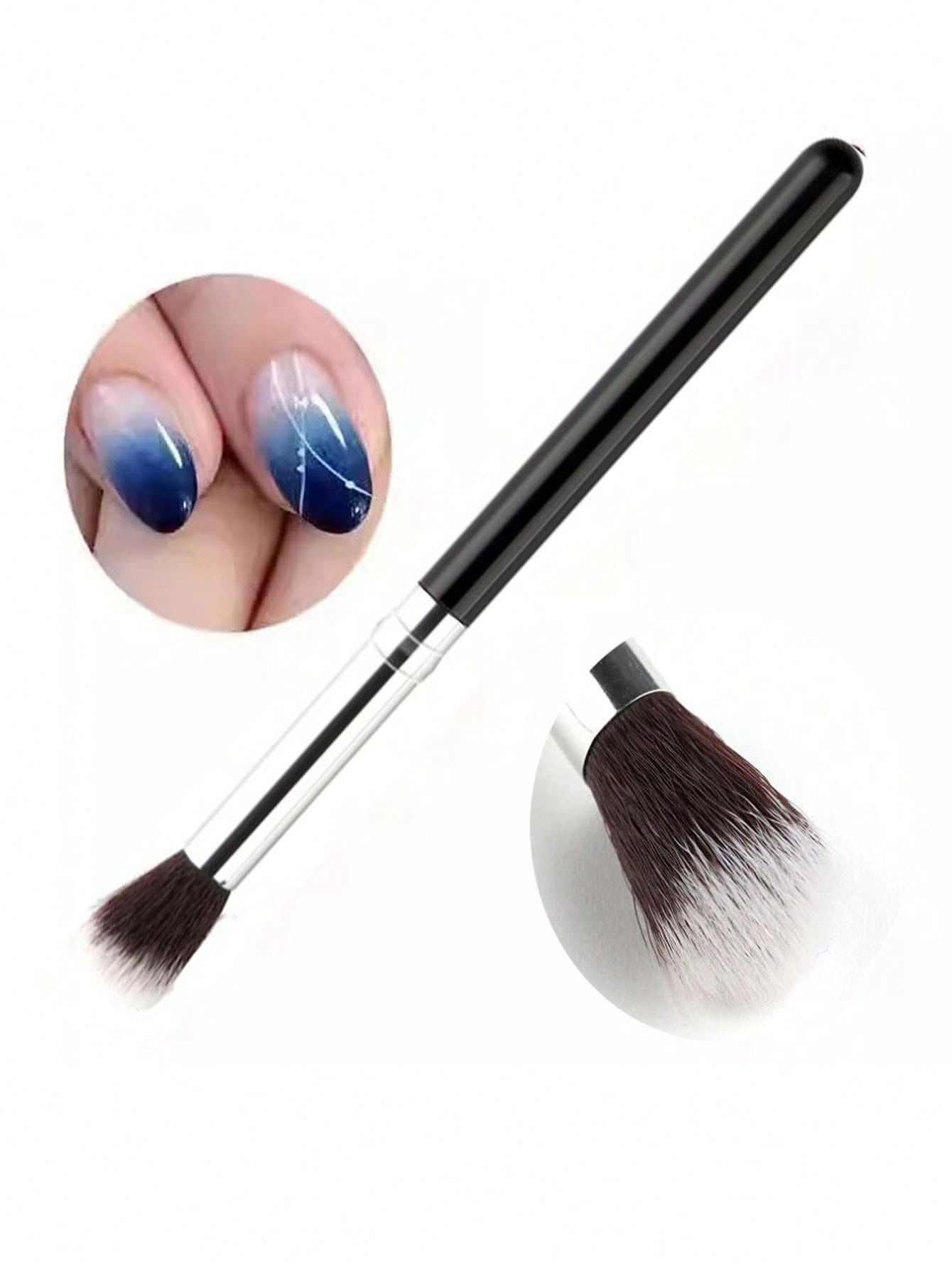 2Pcs Ombre Nail Art Brush Set  - Group Head Brush ulasan dan harga