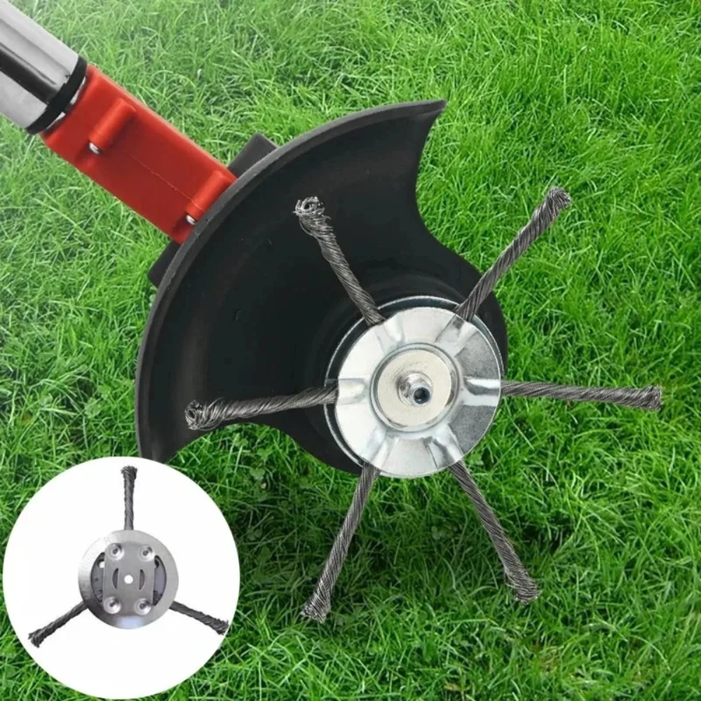Steel Wire Weed Brush Disc Gra - Group Head Brush ulasan dan harga