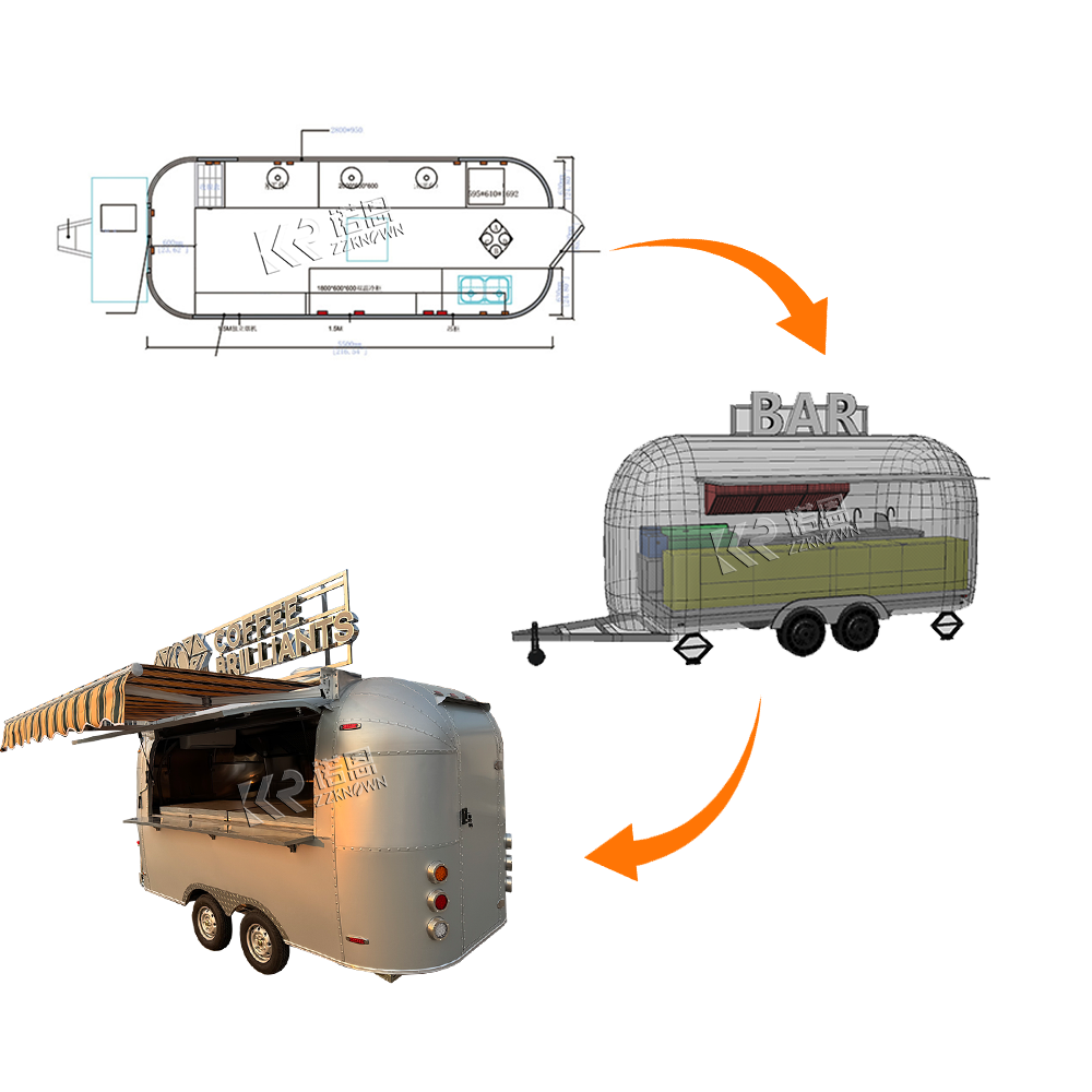 2026 New Design Mobile Food Tr - Equipment Of Coffee Shop ulasan dan harga