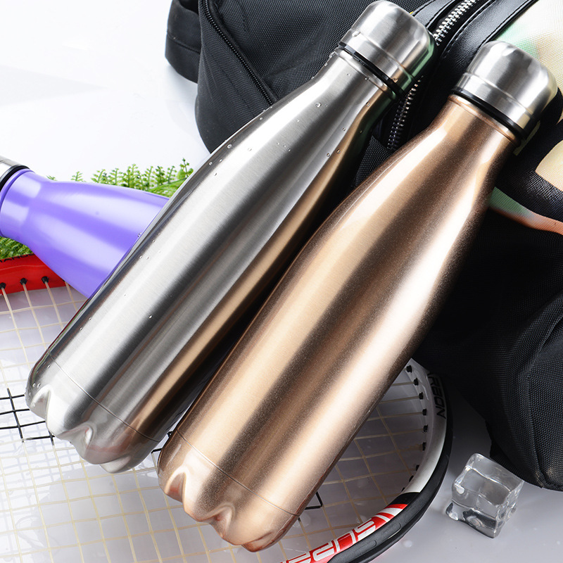 DIY Vacuum Water Bottles 500ML - Coffee Equipment Logo ulasan dan harga