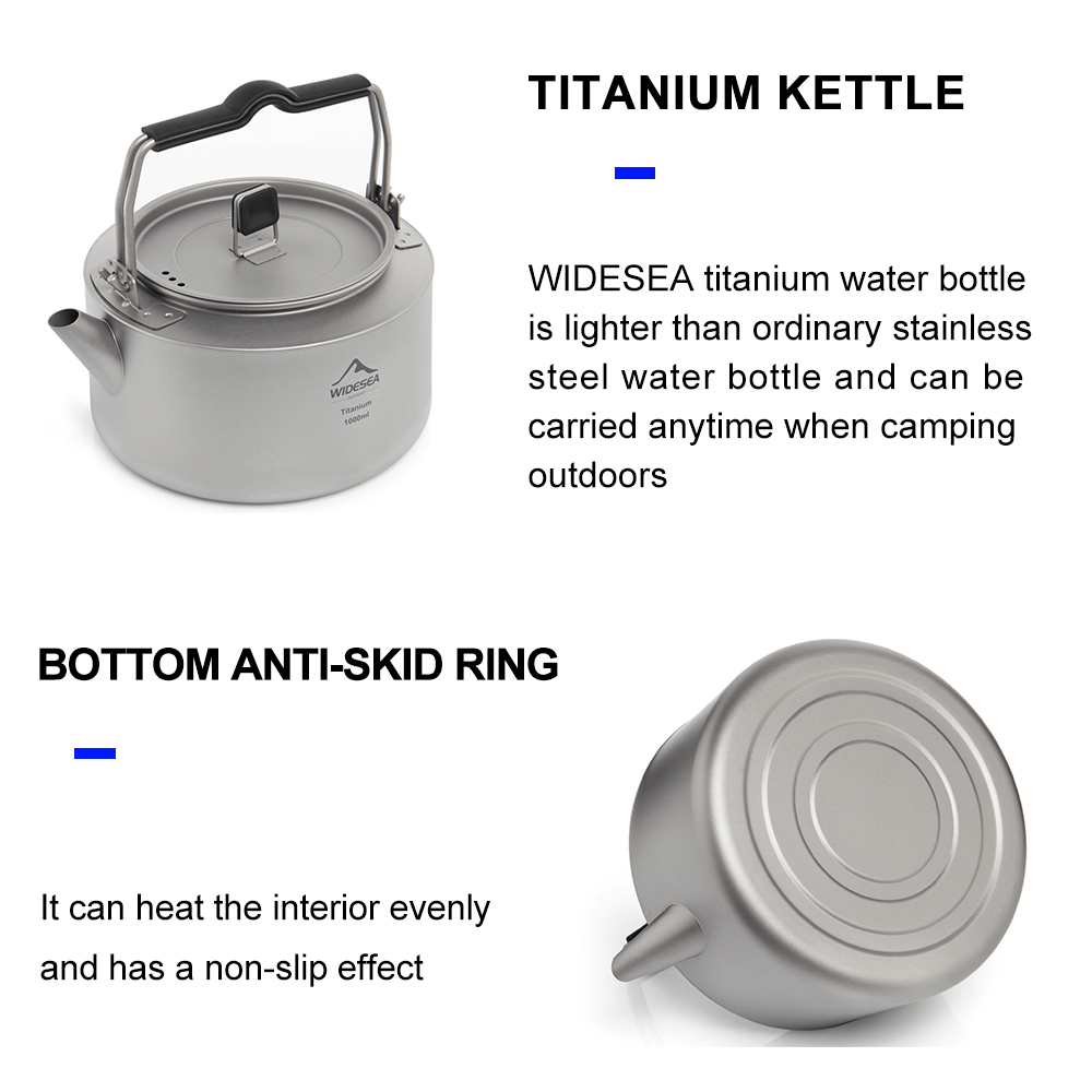Widesea Camping Titanium Kettl - Coffee Equipment And Supplies ulasan dan harga