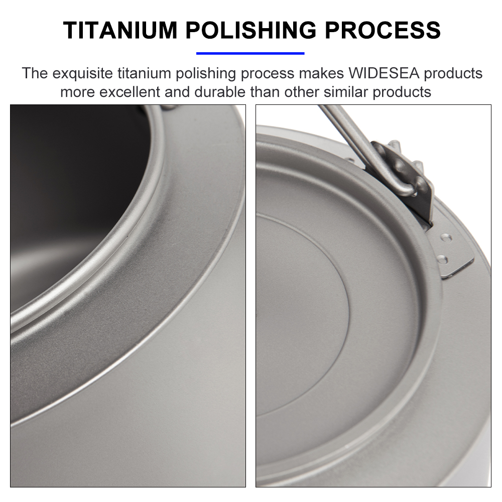Widesea Camping Titanium Kettl - Coffee Equipment And Supplies ulasan dan harga