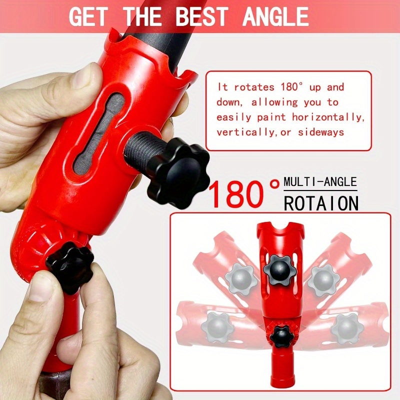 Red Multi-angle Paint Roller E - Group Head Brush ulasan dan harga