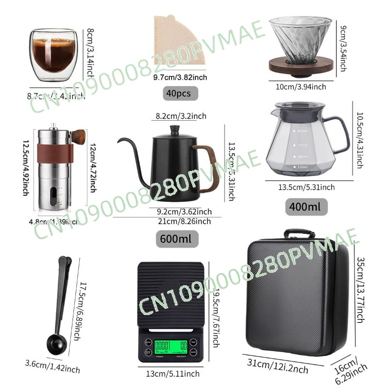 Hand pour-over coffee set outd - Coffee Equipment Camping ulasan dan harga