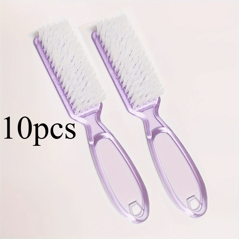 10pcs Long-handled nail care t - Group Head Brush ulasan dan harga