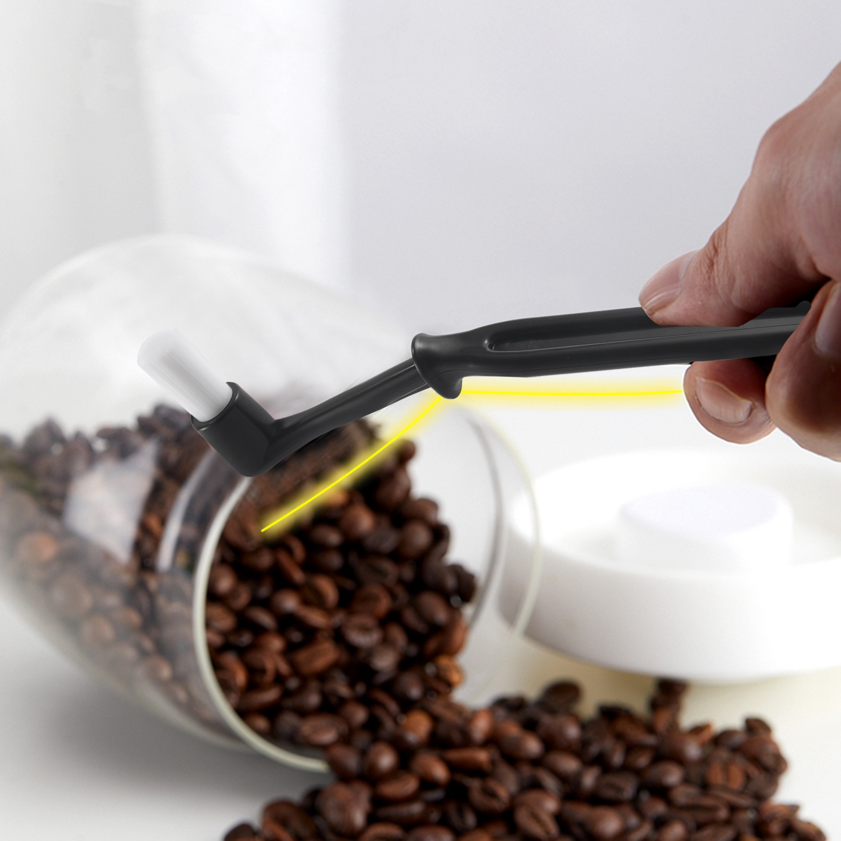BAAJ-4 Pcs Coffee Machine Clea - Group Head Brush ulasan dan harga